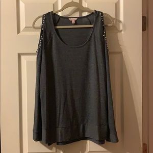 Cold shoulder sweater